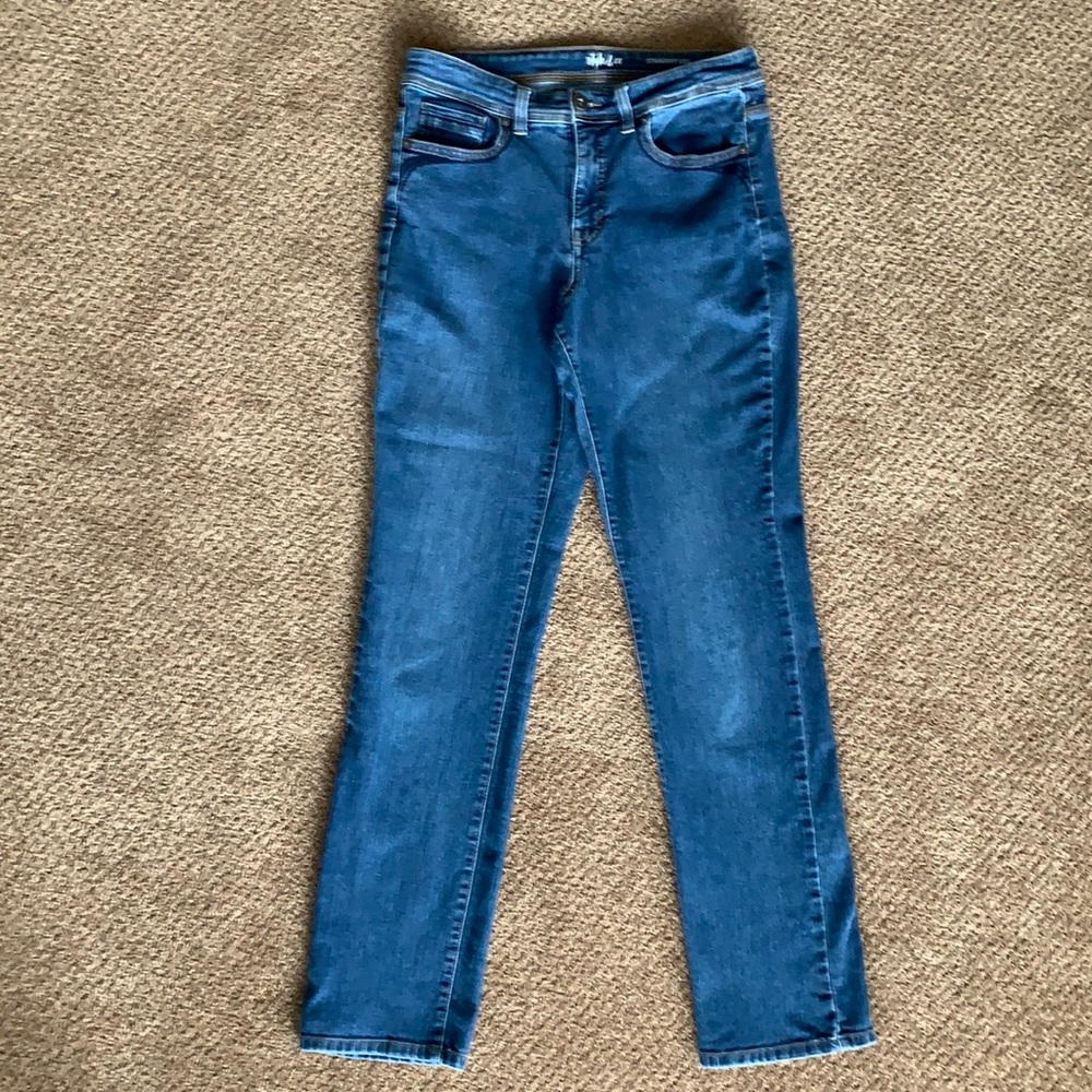 Style & Co denim straight leg jeans size 8L